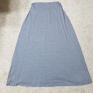 Merona Grey Maxi Skirt